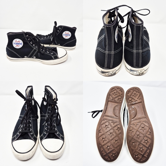 Converse Black High-Top Sneakers - Picture 2 of 8